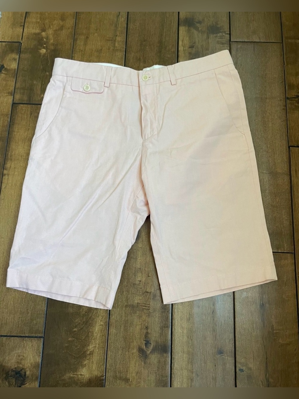 Loro Piana Men's Pale Pink Cotton Shorts
